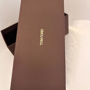 Tom Ford Brown Box with Gold Logo